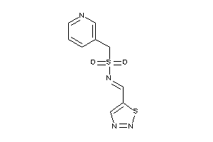 Image of 1-(3-pyridyl)-N-(thiadiazol-5-ylmethylene)methanesulfonamide