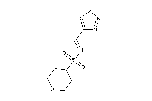 N-(thiadiazol-4-ylmethylene)tetrahydropyran-4-sulfonamide