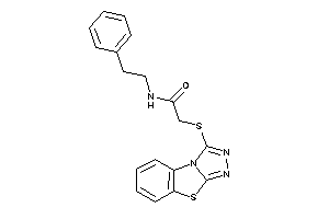 N-phenethyl-2-([1,2,4]triazolo[3,4-b][1,3]benzothiazol-1-ylthio)acetamide