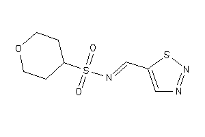 N-(thiadiazol-5-ylmethylene)tetrahydropyran-4-sulfonamide