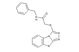 N-benzyl-2-([1,2,4]triazolo[3,4-b][1,3]benzothiazol-1-ylthio)acetamide