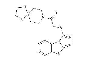 1-(1,4-dioxa-8-azaspiro[4.5]decan-8-yl)-2-([1,2,4]triazolo[3,4-b][1,3]benzothiazol-1-ylthio)ethanone