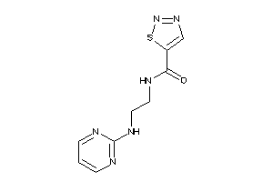 N-[2-(2-pyrimidylamino)ethyl]thiadiazole-5-carboxamide
