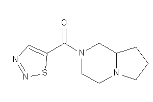 3,4,6,7,8,8a-hexahydro-1H-pyrrolo[1,2-a]pyrazin-2-yl(thiadiazol-5-yl)methanone