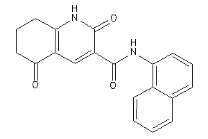 Image of 2,5-diketo-N-(1-naphthyl)-1,6,7,8-tetrahydroquinoline-3-carboxamide
