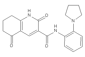 2,5-diketo-N-(2-pyrrolidinophenyl)-1,6,7,8-tetrahydroquinoline-3-carboxamide
