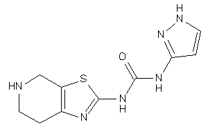 Image of 1-(1H-pyrazol-3-yl)-3-(4,5,6,7-tetrahydrothiazolo[5,4-c]pyridin-2-yl)urea