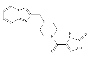 4-[4-(imidazo[1,2-a]pyridin-2-ylmethyl)piperazine-1-carbonyl]-4-imidazolin-2-one