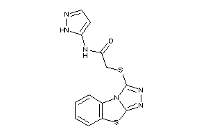 N-(1H-pyrazol-5-yl)-2-([1,2,4]triazolo[3,4-b][1,3]benzothiazol-1-ylthio)acetamide