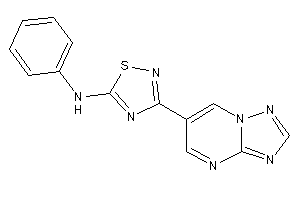 Phenyl-[3-([1,2,4]triazolo[1,5-a]pyrimidin-6-yl)-1,2,4-thiadiazol-5-yl]amine