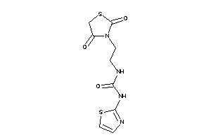 Image of 1-[2-(2,4-diketothiazolidin-3-yl)ethyl]-3-thiazol-2-yl-urea