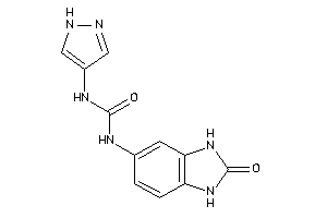 1-(2-keto-1,3-dihydrobenzimidazol-5-yl)-3-(1H-pyrazol-4-yl)urea