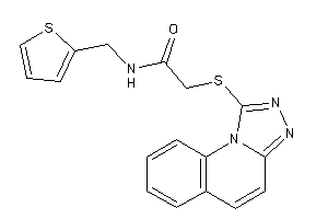 Image of N-(2-thenyl)-2-([1,2,4]triazolo[4,3-a]quinolin-1-ylthio)acetamide