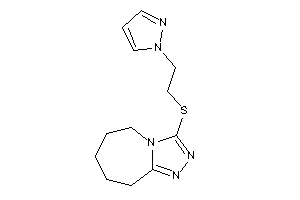 3-(2-pyrazol-1-ylethylthio)-6,7,8,9-tetrahydro-5H-[1,2,4]triazolo[4,3-a]azepine