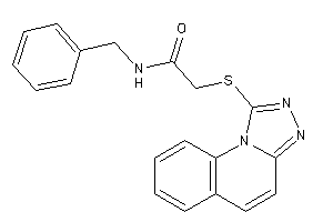 Image of N-benzyl-2-([1,2,4]triazolo[4,3-a]quinolin-1-ylthio)acetamide