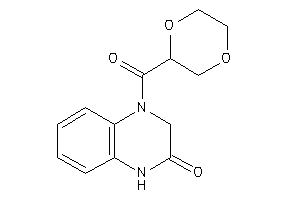 4-(1,4-dioxane-2-carbonyl)-1,3-dihydroquinoxalin-2-one