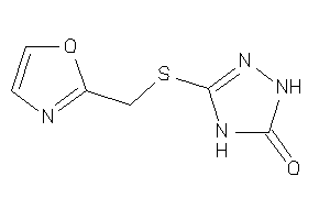 Image of 3-(oxazol-2-ylmethylthio)-1,4-dihydro-1,2,4-triazol-5-one