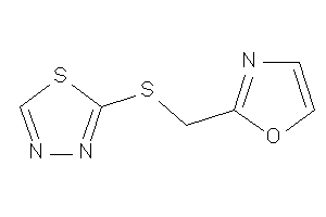 Image of 2-[(1,3,4-thiadiazol-2-ylthio)methyl]oxazole