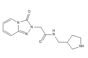 2-(3-keto-[1,2,4]triazolo[4,3-a]pyridin-2-yl)-N-(pyrrolidin-3-ylmethyl)acetamide