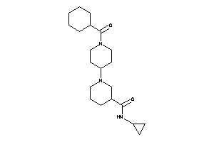 1-[1-(cyclohexanecarbonyl)-4-piperidyl]-N-cyclopropyl-nipecotamide
