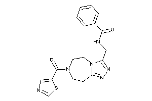 N-[[7-(thiazole-5-carbonyl)-5,6,8,9-tetrahydro-[1,2,4]triazolo[3,4-g][1,4]diazepin-3-yl]methyl]benzamide
