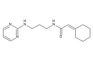 2-cyclohexylidene-N-[3-(2-pyrimidylamino)propyl]acetamide