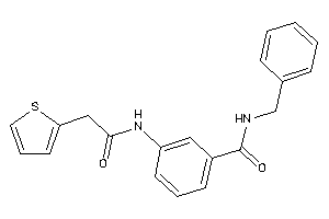 N-benzyl-3-[[2-(2-thienyl)acetyl]amino]benzamide
