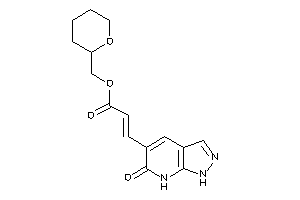 Image of 3-(6-keto-1,7-dihydropyrazolo[3,4-b]pyridin-5-yl)acrylic Acid Tetrahydropyran-2-ylmethyl Ester