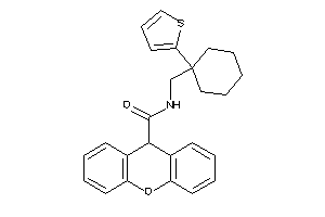 N-[[1-(2-thienyl)cyclohexyl]methyl]-9H-xanthene-9-carboxamide