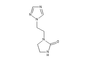 1-[2-(1,2,4-triazol-1-yl)ethyl]-2-imidazolidinone