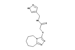 N-(1H-pyrazol-4-ylmethyl)-2-(6,7,8,9-tetrahydro-5H-[1,2,4]triazolo[4,3-a]azepin-3-ylthio)acetamide