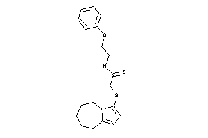 Image of N-(2-phenoxyethyl)-2-(6,7,8,9-tetrahydro-5H-[1,2,4]triazolo[4,3-a]azepin-3-ylthio)acetamide