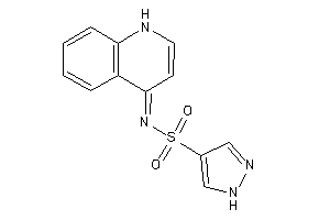 N-(1H-quinolin-4-ylidene)-1H-pyrazole-4-sulfonamide
