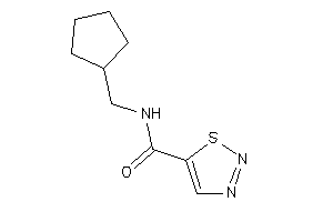 N-(cyclopentylmethyl)thiadiazole-5-carboxamide