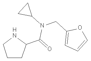 N-cyclopropyl-N-(2-furfuryl)pyrrolidine-2-carboxamide