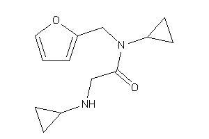 Image of N-cyclopropyl-2-(cyclopropylamino)-N-(2-furfuryl)acetamide