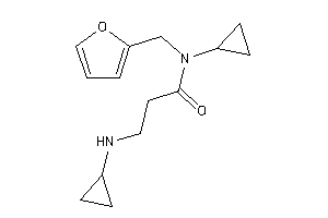 N-cyclopropyl-3-(cyclopropylamino)-N-(2-furfuryl)propionamide