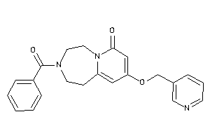3-benzoyl-9-(3-pyridylmethoxy)-1,2,4,5-tetrahydropyrido[2,1-g][1,4]diazepin-7-one