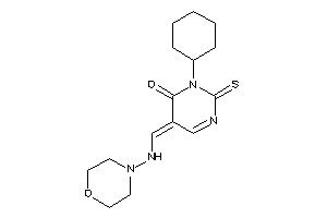 3-cyclohexyl-5-[(morpholinoamino)methylene]-2-thioxo-pyrimidin-4-one