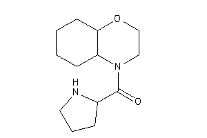 2,3,4a,5,6,7,8,8a-octahydrobenzo[b][1,4]oxazin-4-yl(pyrrolidin-2-yl)methanone