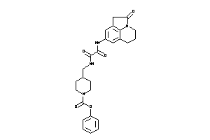 4-[[[2-keto-2-[(ketoBLAHyl)amino]acetyl]amino]methyl]piperidine-1-carboxylic Acid Phenyl Ester