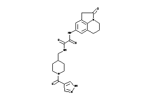 N-(ketoBLAHyl)-N'-[[1-(1H-pyrazole-4-carbonyl)-4-piperidyl]methyl]oxamide
