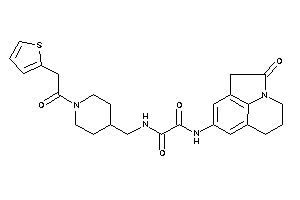Image of N'-(ketoBLAHyl)-N-[[1-[2-(2-thienyl)acetyl]-4-piperidyl]methyl]oxamide