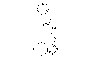 2-phenyl-N-[2-(6,7,8,9-tetrahydro-5H-[1,2,4]triazolo[3,4-g][1,4]diazepin-3-yl)ethyl]acetamide