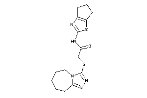 N-(5,6-dihydro-4H-cyclopenta[d]thiazol-2-yl)-2-(6,7,8,9-tetrahydro-5H-[1,2,4]triazolo[4,3-a]azepin-3-ylthio)acetamide
