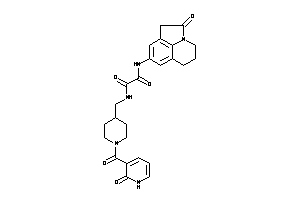 N'-[[1-(2-keto-1H-pyridine-3-carbonyl)-4-piperidyl]methyl]-N-(ketoBLAHyl)oxamide