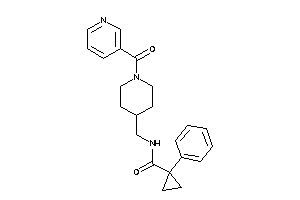 Image of N-[(1-nicotinoyl-4-piperidyl)methyl]-1-phenyl-cyclopropanecarboxamide
