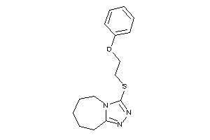 3-(2-phenoxyethylthio)-6,7,8,9-tetrahydro-5H-[1,2,4]triazolo[4,3-a]azepine