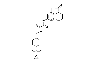 Image of N'-[(1-cyclopropylsulfonyl-4-piperidyl)methyl]-N-(ketoBLAHyl)oxamide