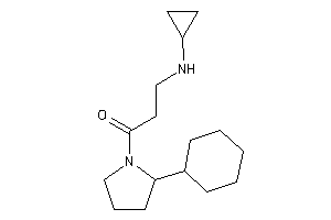 Image of 1-(2-cyclohexylpyrrolidino)-3-(cyclopropylamino)propan-1-one